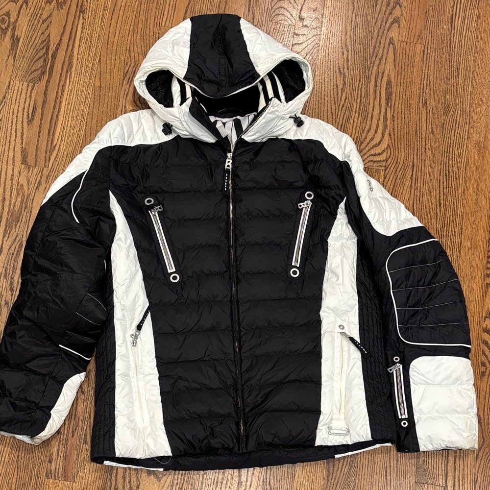 Bogner Black & White Mens Ski Jacket 44
